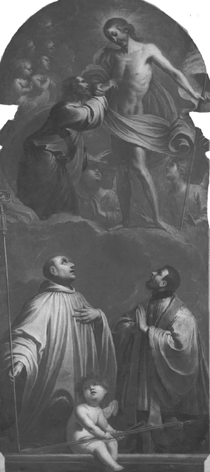 Cristo in gloria e i santi Tommaso, Bernardo Abate e Francesco Saverio - Museo Diocesano